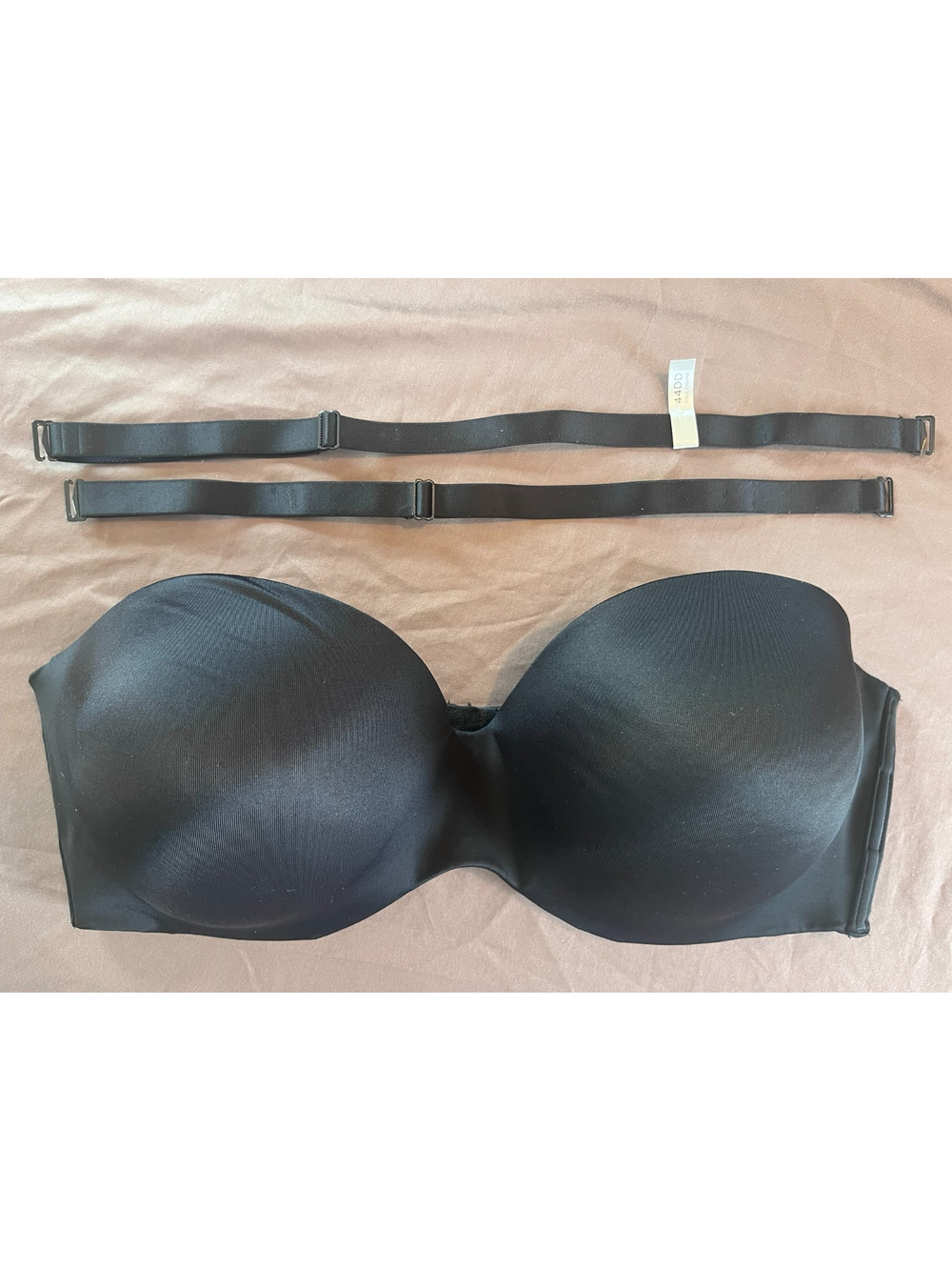 Strapless Bra 44DD Ambrielle Black Underwire Convertible Plus